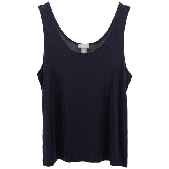 Chico's Travelers Black Closet Staple Capsule Minimalist Tank Size 12/L - Picture 2 of 7
